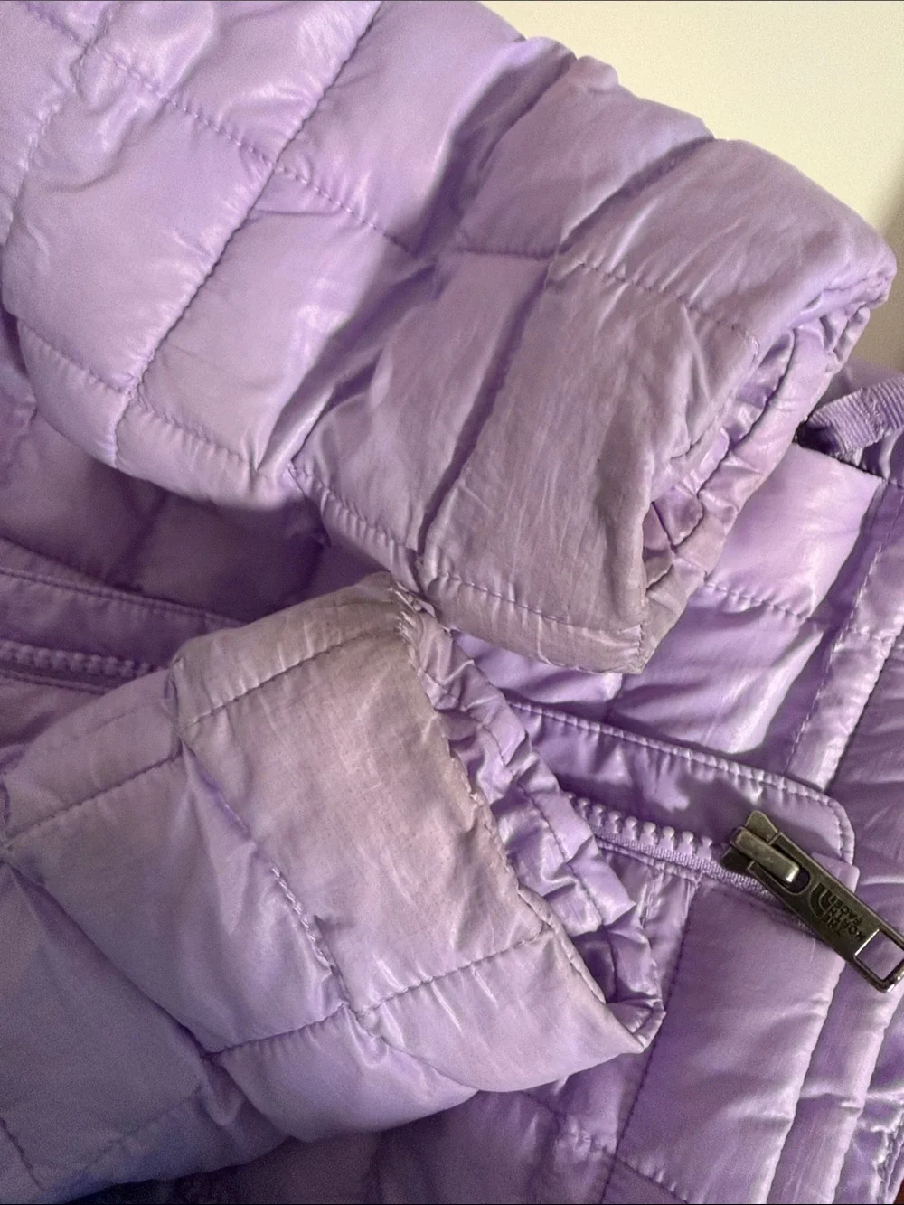 The North Face Girls' Lilac Quilted Down Puffer Jacket